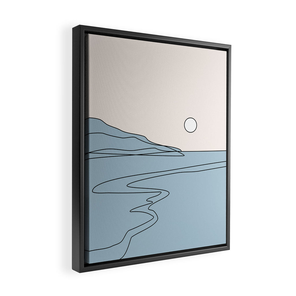 Abstract Landscape 28B Framed Canvas Print Gallery Image 2
