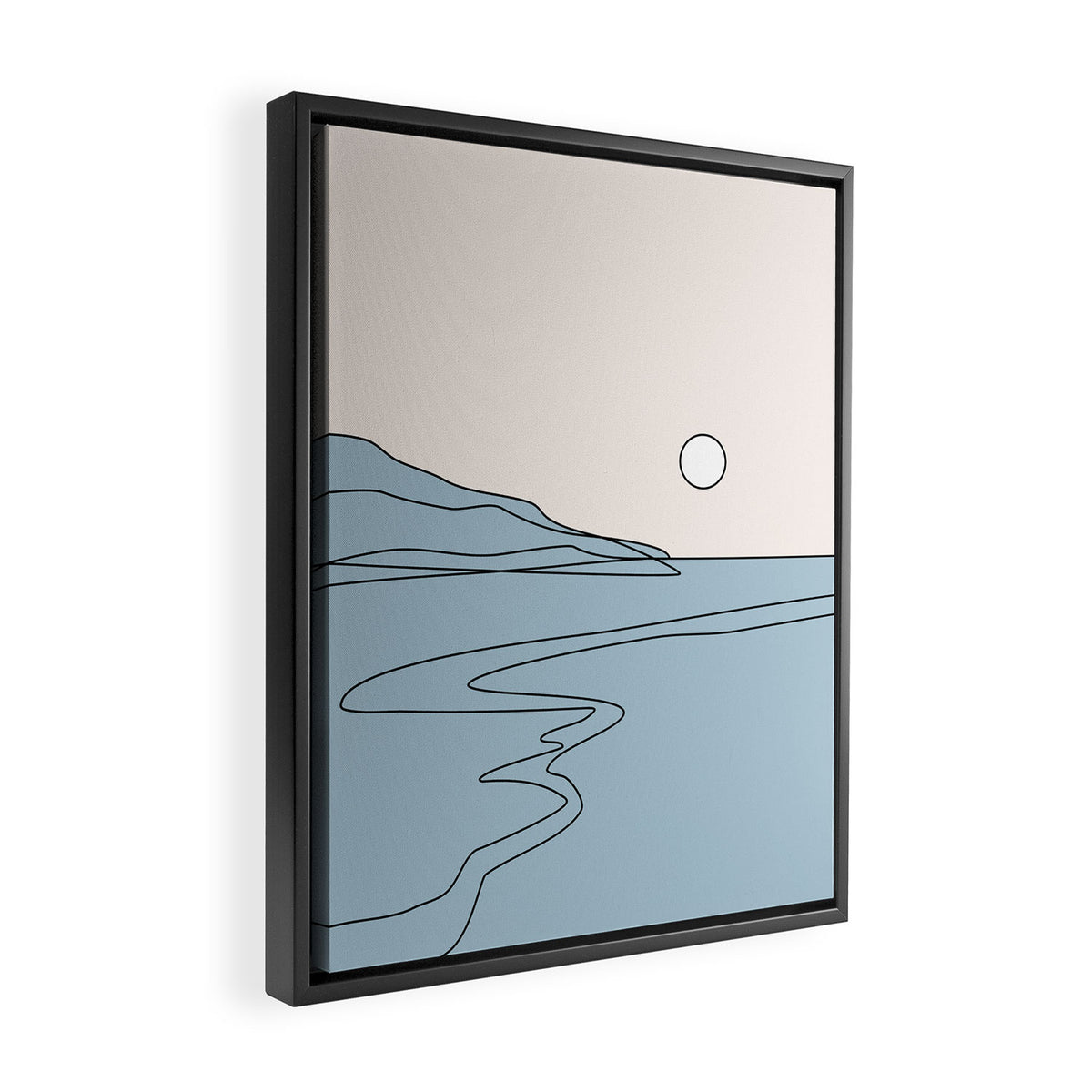 Abstract Landscape 28B Framed Canvas Print Gallery Image 2