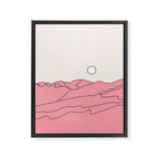 Abstract Landscape 28F Framed Canvas Print Gallery Image 6