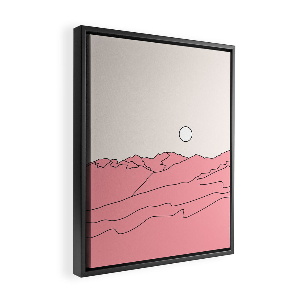 Abstract Landscape 28F Framed Canvas Print Gallery Image 2