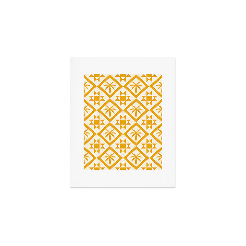 Bohemian Geometric Pattern 03A Art Print Gallery Image 1