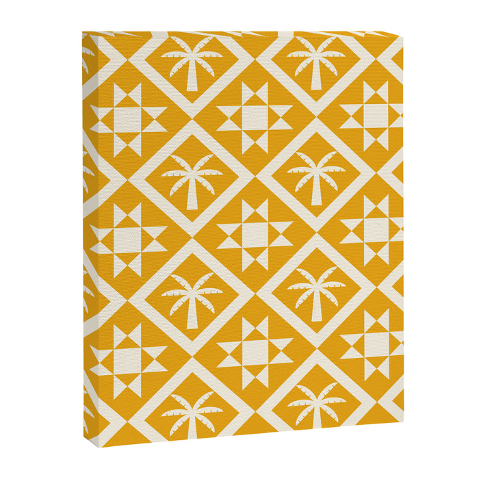 Bohemian Geometric Pattern 03B Canvas Print Gallery Image 1