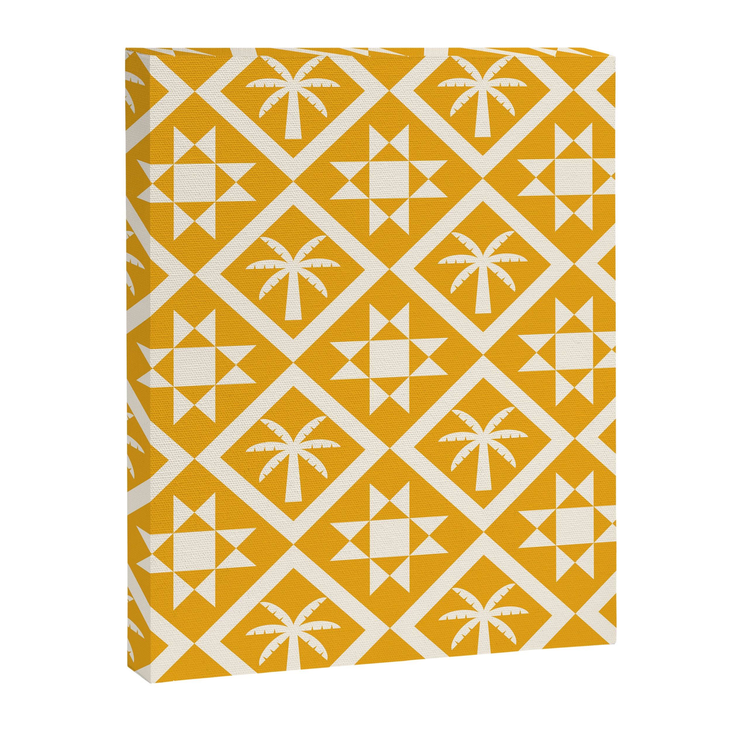 Bohemian Geometric Pattern 03B Canvas Print Gallery Image 8
