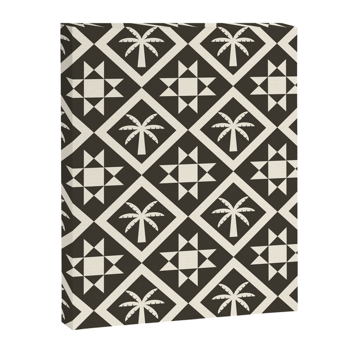 Bohemian Geometric Pattern 05B Canvas Print Gallery Image 1