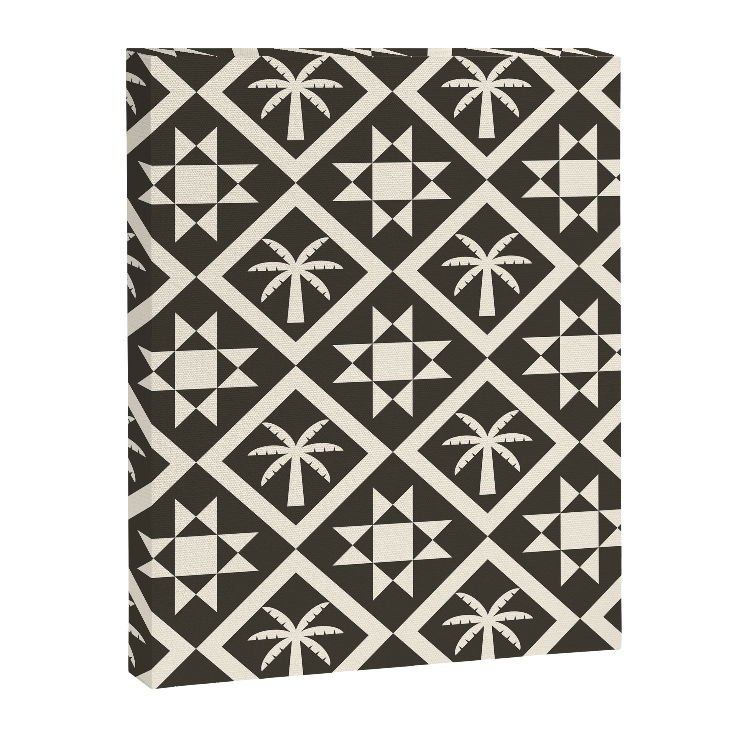 Bohemian Geometric Pattern 05B Canvas Print Gallery Image 8