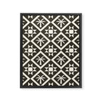 Bohemian Geometric Pattern 05B Framed Canvas Print Gallery Image 8