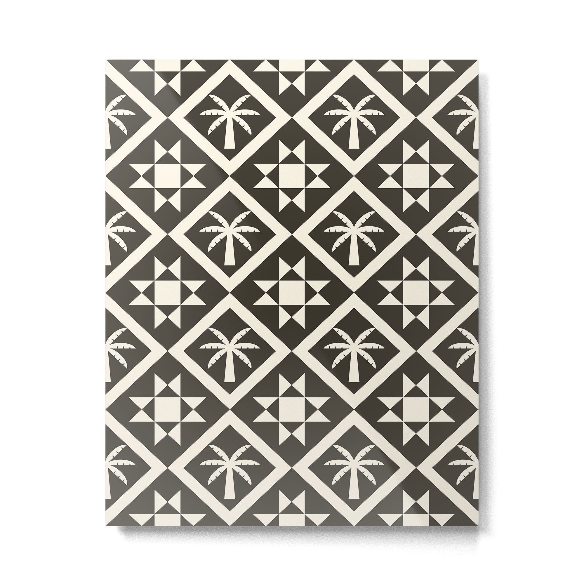 Bohemian Geometric Pattern 05B Metal Print Gallery Image 6