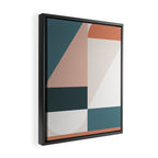 Cirque 01 Abstract Geometric Framed Canvas Print Gallery Image 2