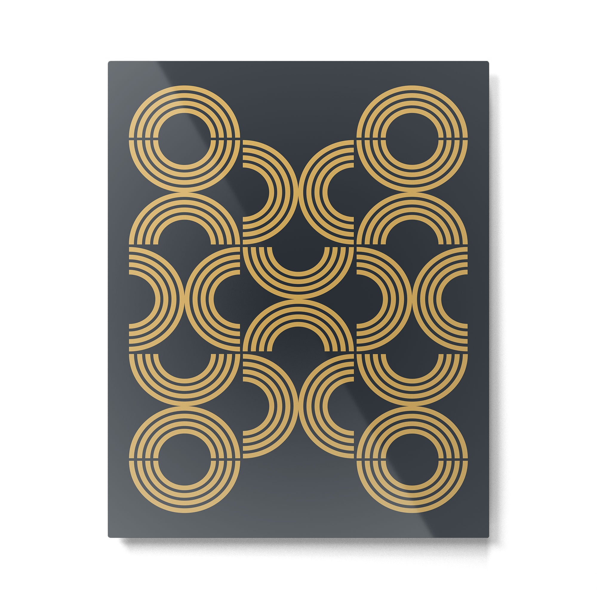 Deco Geometric 01 Metal Print Gallery Image 6