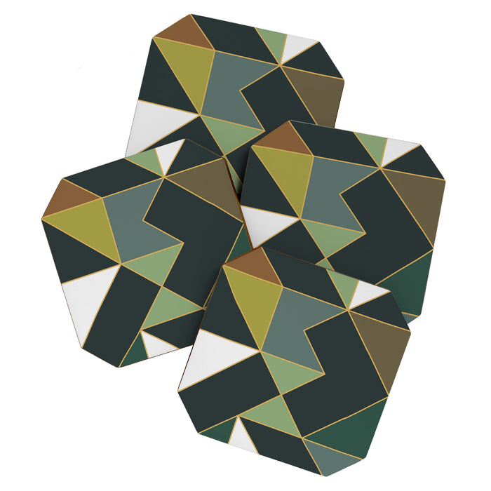 Deco Geometric 02 Coaster Gallery Image 1