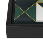 Deco Geometric 02 Framed Canvas Print Gallery Image 3
