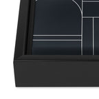 Deco Geometric 04 Black Framed Canvas Print Gallery Image 3