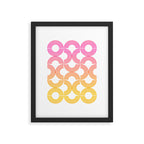 Deco Geometric 05B Framed Art Print Gallery Image 6