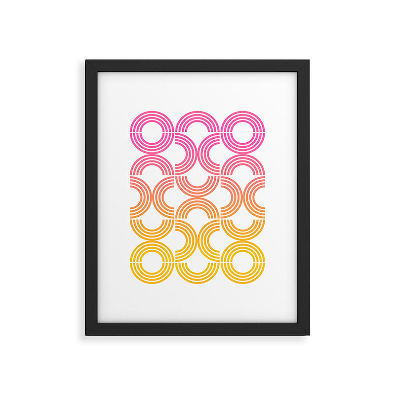 Deco Geometric 05B Framed Art Print Gallery Image 6