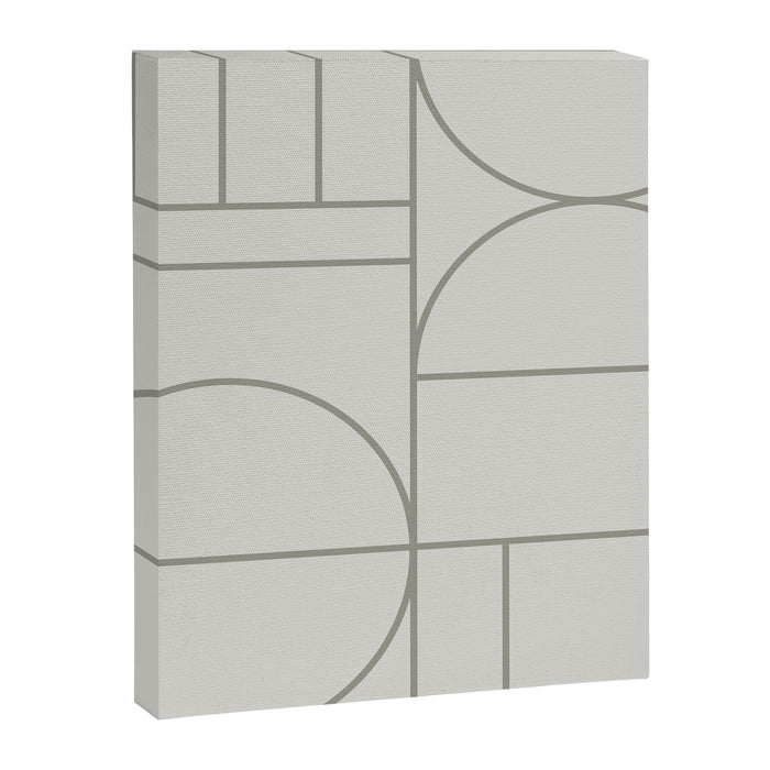 Deco Geometric 07A Canvas Print Gallery Image 1