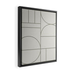 Deco Geometric 07A Framed Canvas Print Gallery Image 2