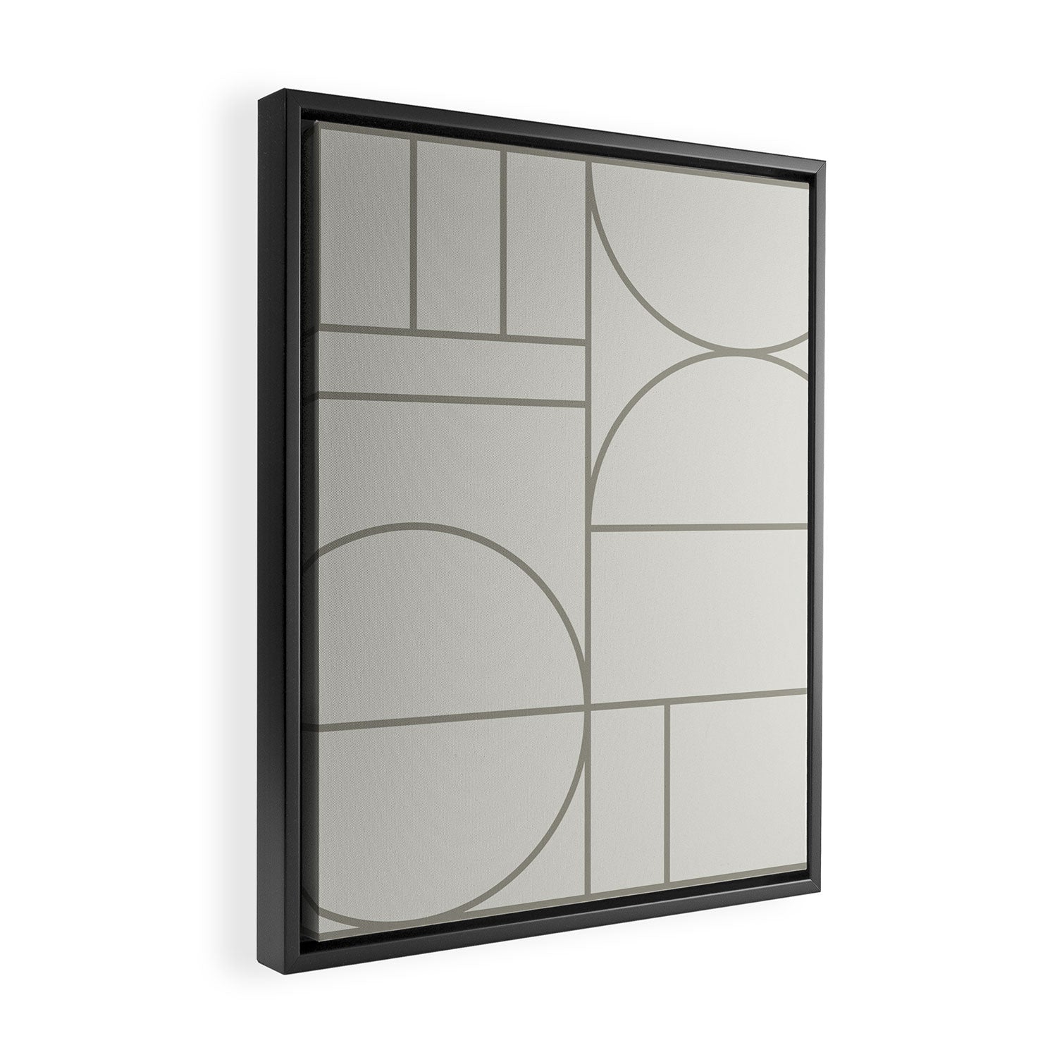 Deco Geometric 07A Framed Canvas Print Gallery Image 2