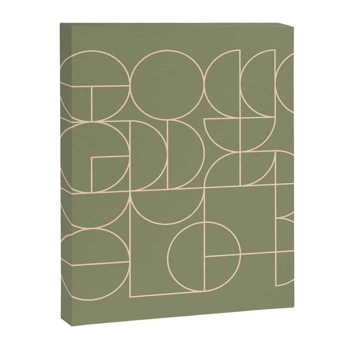 Deco Geometric 08D Canvas Print Gallery Image 1