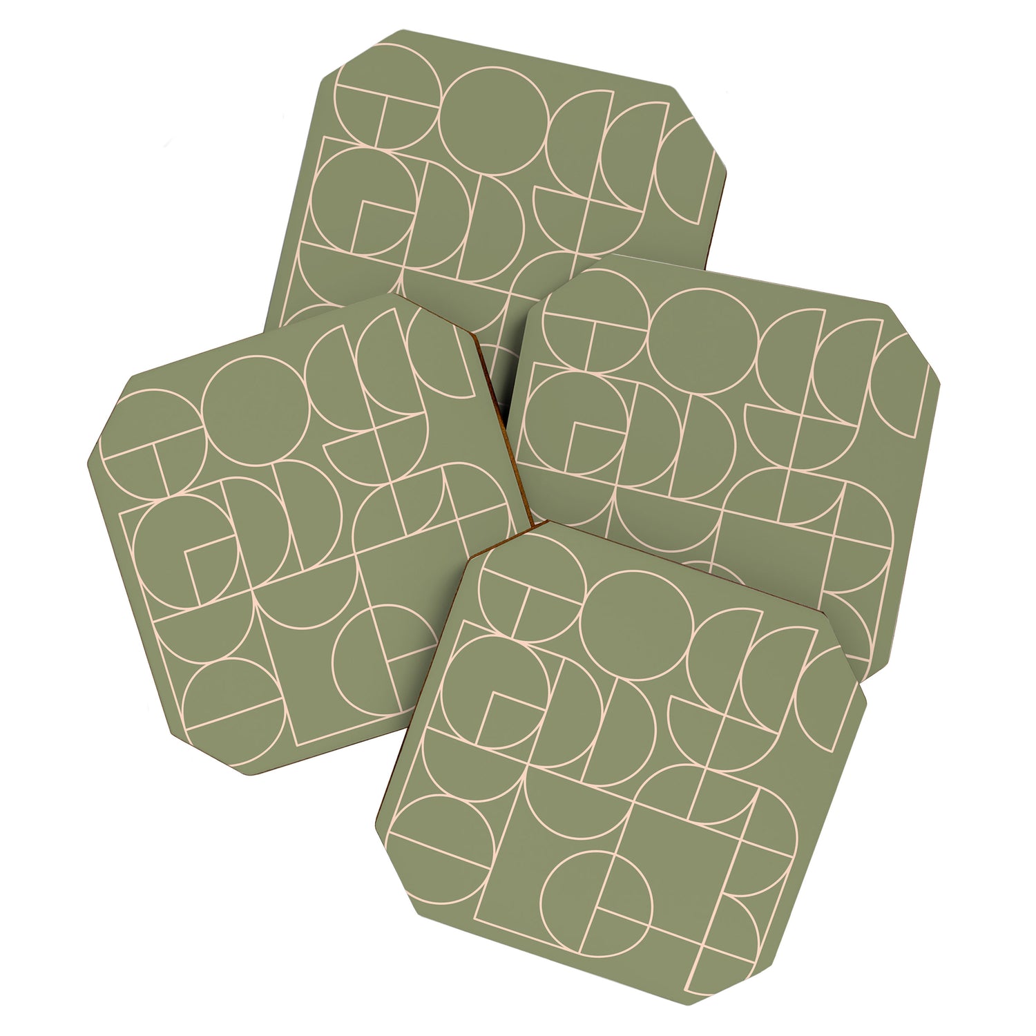 Deco Geometric 08D Coaster Gallery Image 1