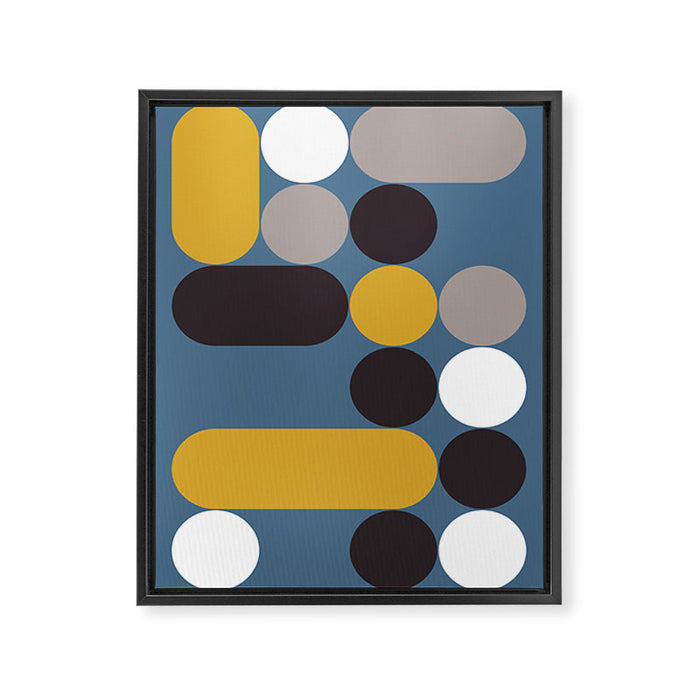 Domino 05 Framed Canvas Print Gallery Image 1