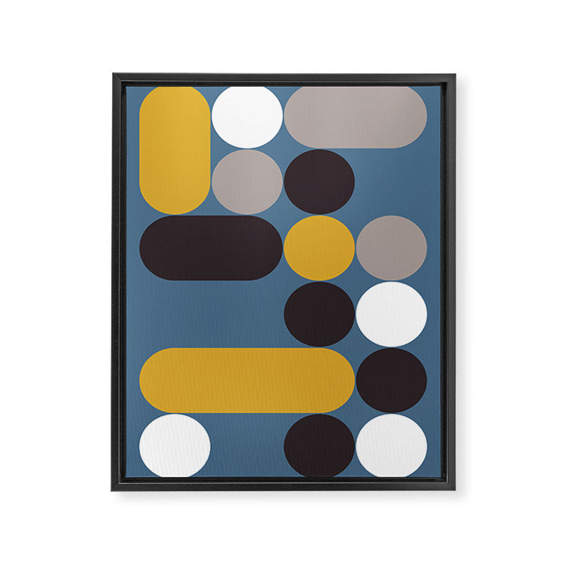 Domino 05 Framed Canvas Print Gallery Image 8