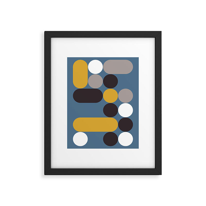 Domino 05 Framed Art Print Gallery Image 6