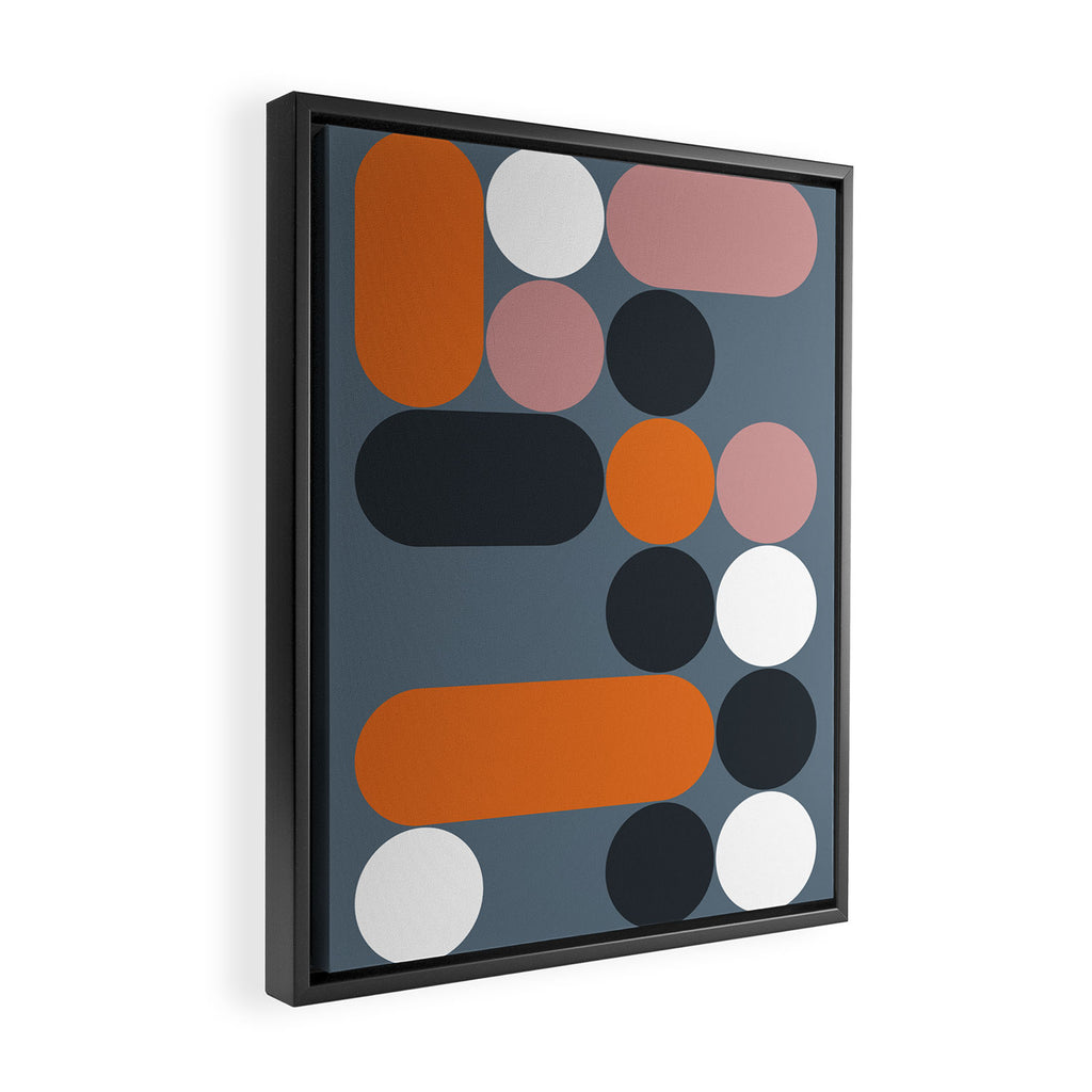 Domino 06 Framed Canvas Print Gallery Image 2