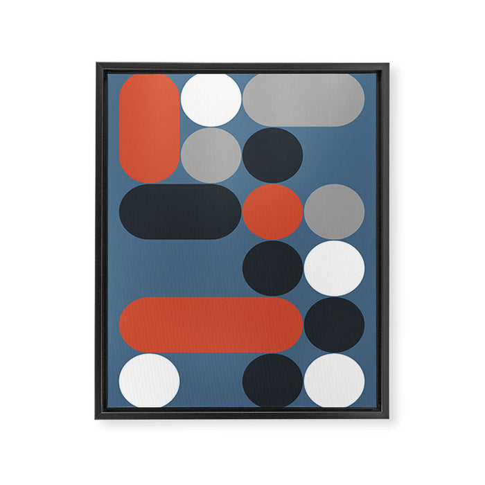 Domino 07 Framed Canvas Print Gallery Image 1
