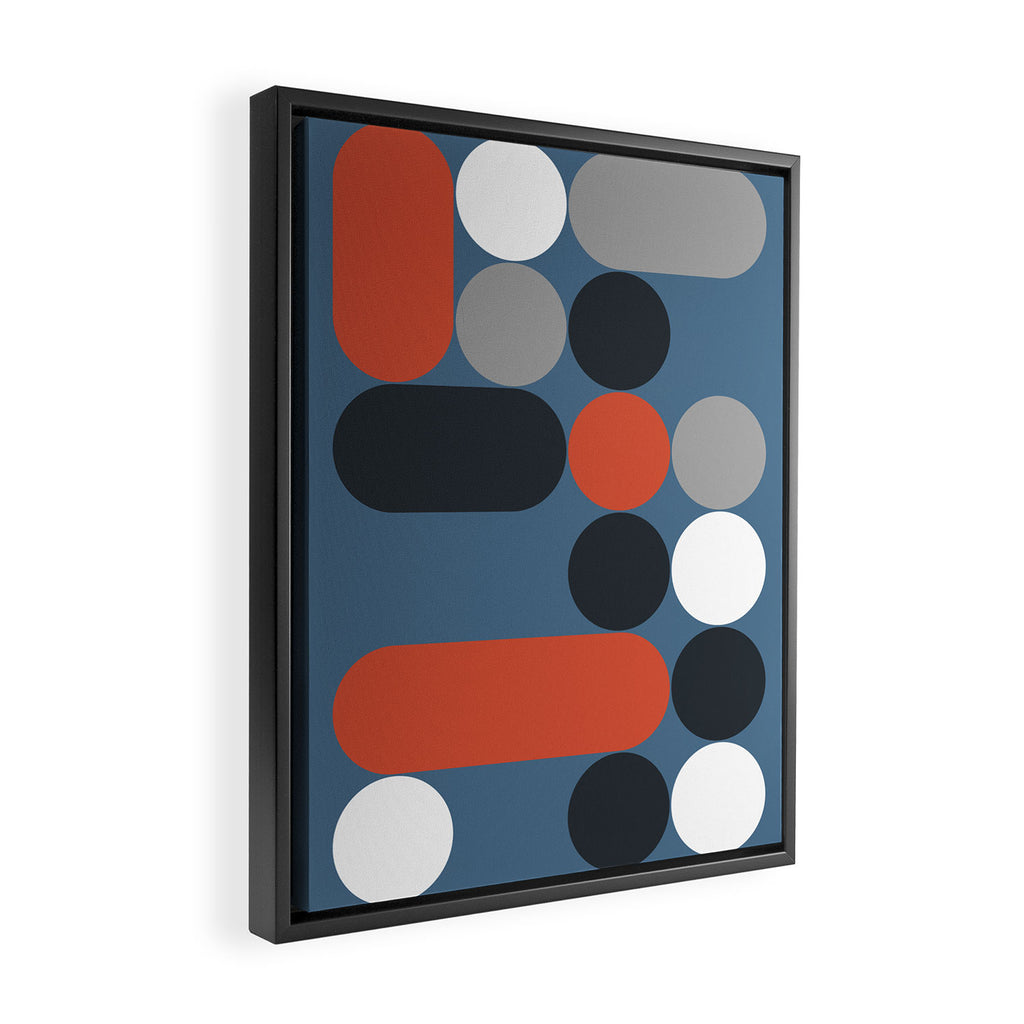 Domino 07 Framed Canvas Print Gallery Image 2