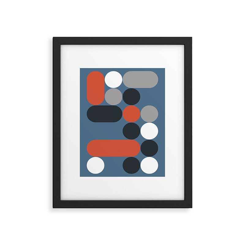 Domino 07 Framed Art Print Gallery Image 6
