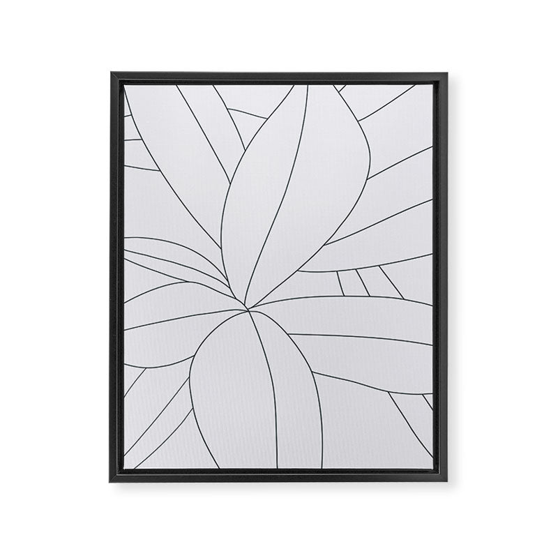 Flora Illustration 01 Framed Canvas Print Gallery Image 6