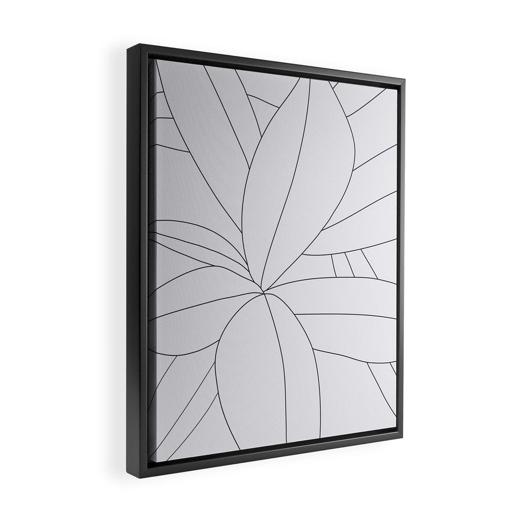 Flora Illustration 01 Framed Canvas Print Gallery Image 2