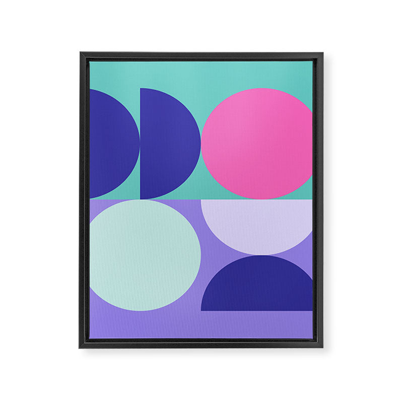 Future Retro 01A Framed Canvas Print Gallery Image 6