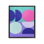 Future Retro 01A Framed Canvas Print Gallery Image 6