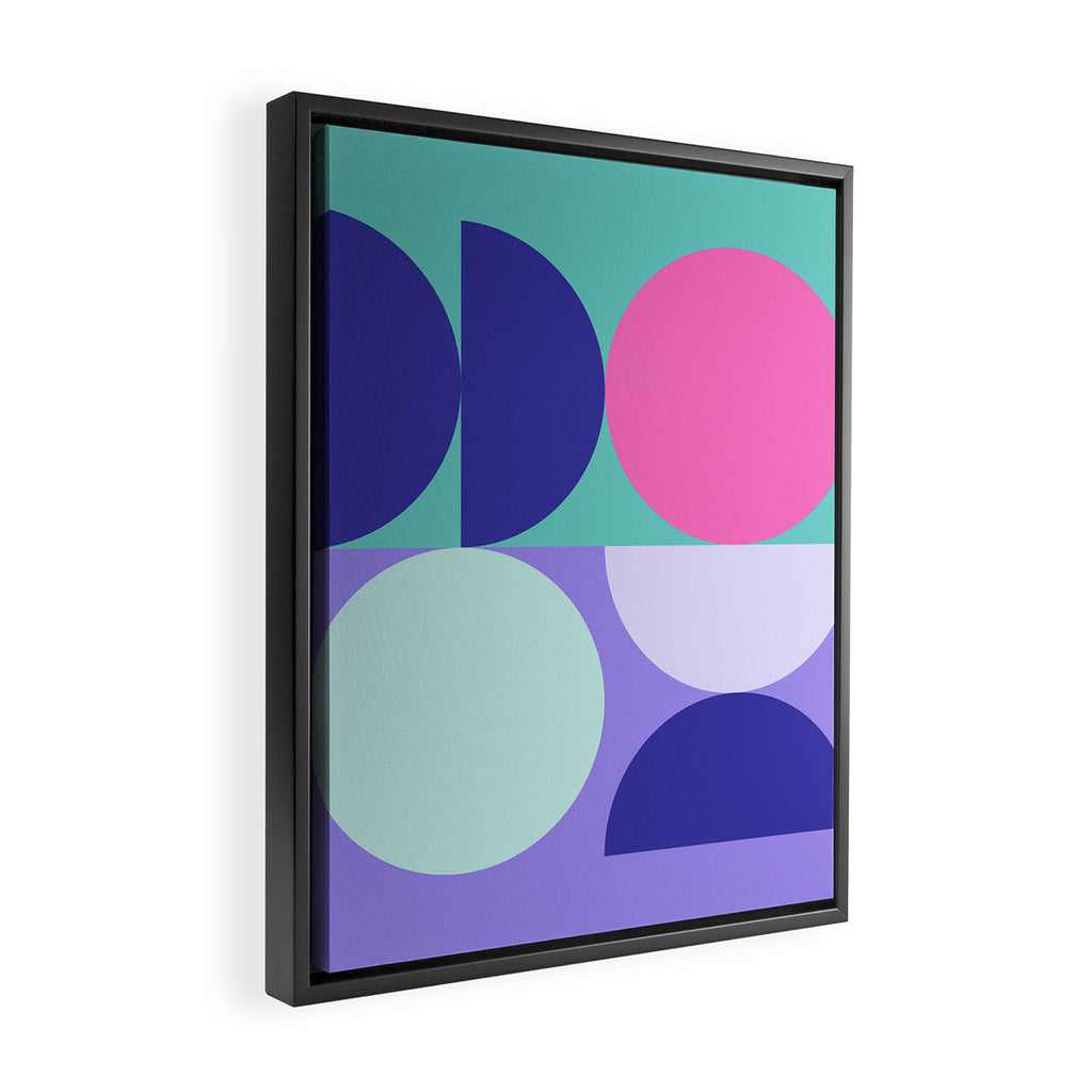 Future Retro 01A Framed Canvas Print Gallery Image 2