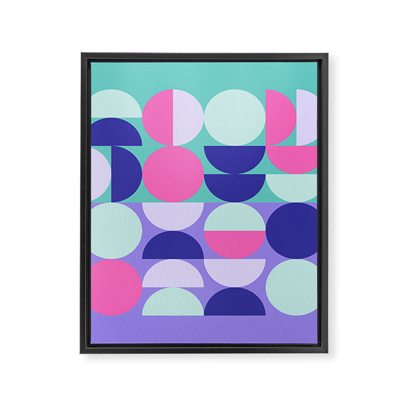 Future Retro 01B Framed Canvas Print Gallery Image 6