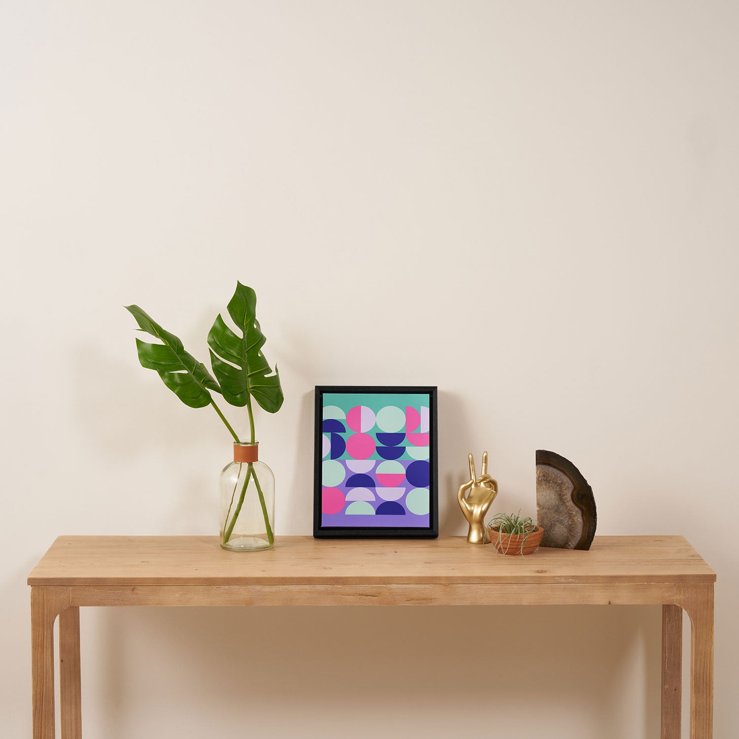Future Retro 01B Framed Canvas Print Gallery Image 4
