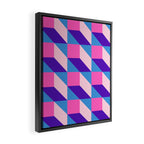 Geometric 01A Framed Canvas Print Gallery Image 2