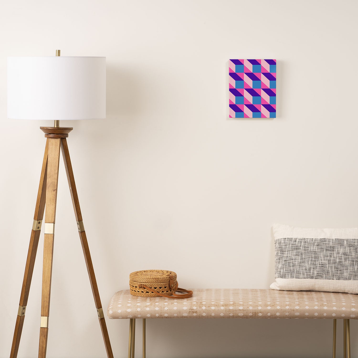 Geometric 01B Canvas Print Gallery Image 2