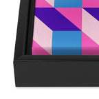 Geometric 01B Framed Canvas Print Gallery Image 3