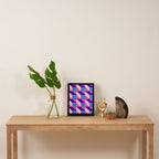 Geometric 01B Framed Canvas Print Gallery Image 4