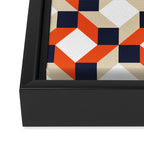 Geometric 02A Framed Canvas Print Gallery Image 3
