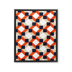 Geometric 02A Framed Canvas Print Gallery Image 8