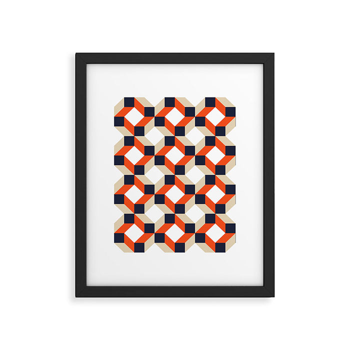 Geometric 02A Framed Art Print Gallery Image 1