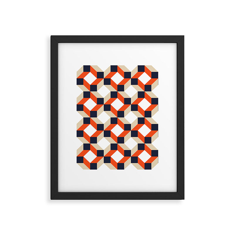 Geometric 02A Framed Art Print Gallery Image 6