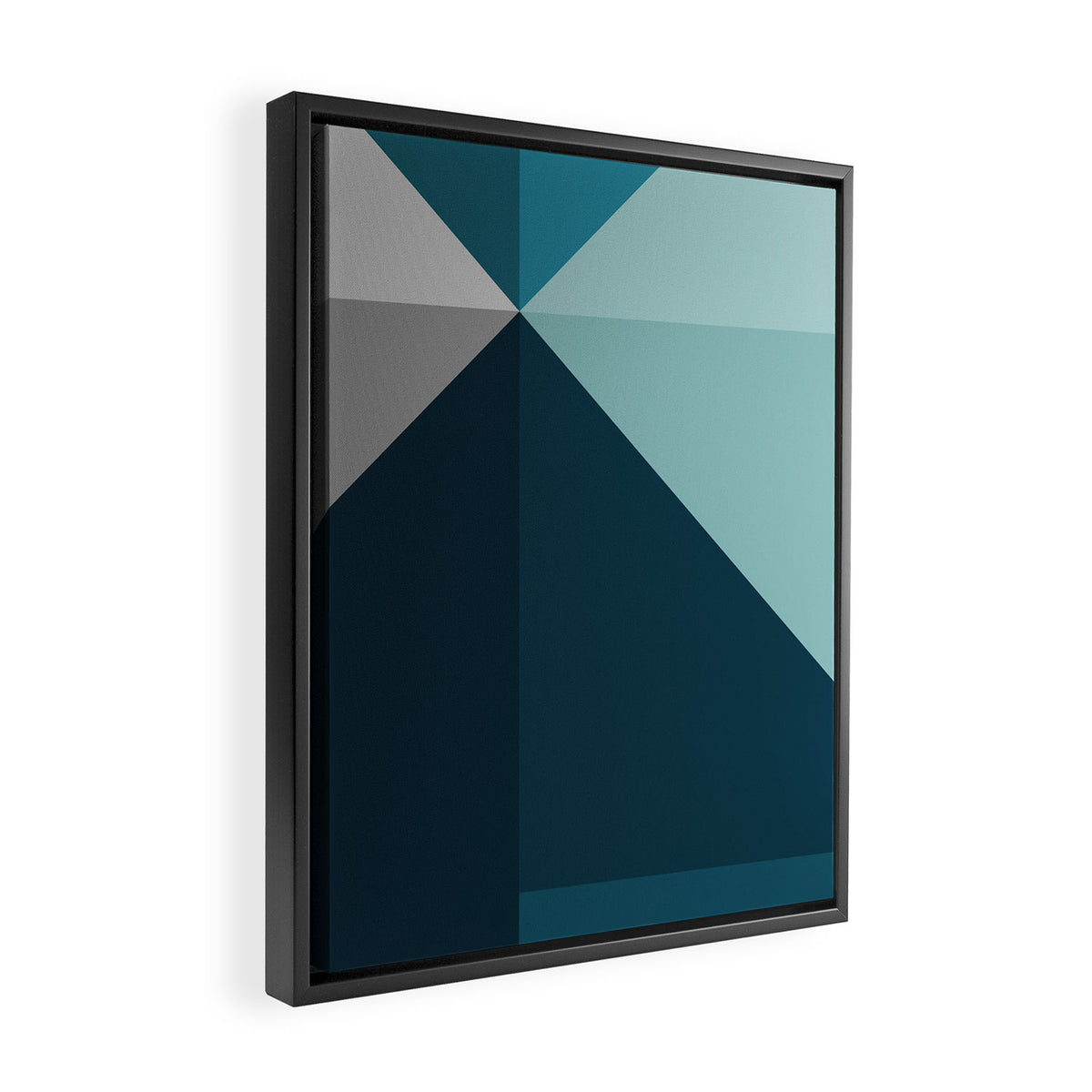 Geometric 1702 Framed Canvas Print Gallery Image 2
