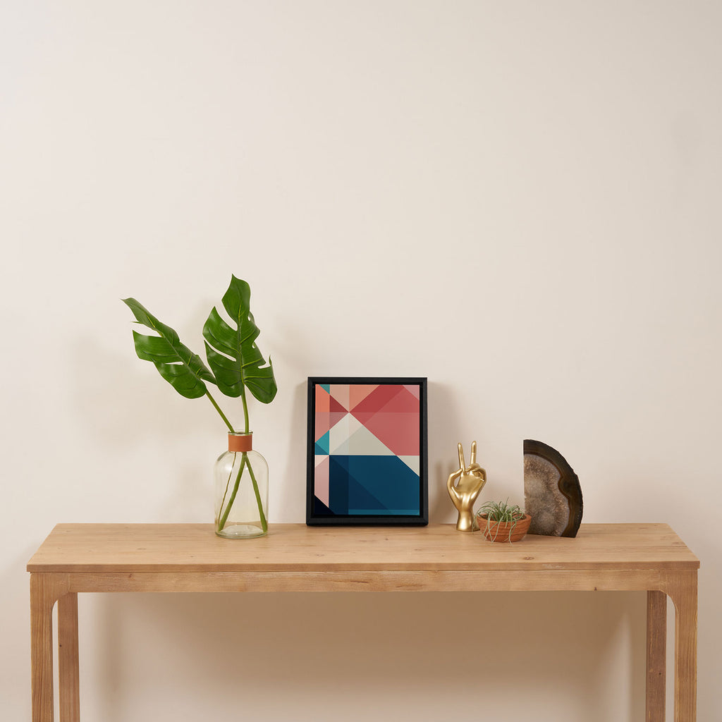 Geometric 1703 Framed Canvas Print Gallery Image 4