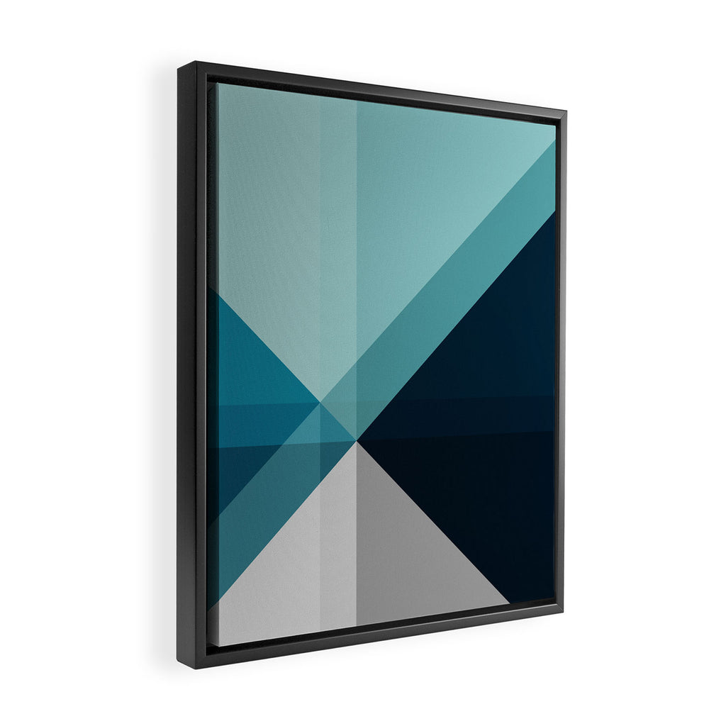 Geometric 1704 Framed Canvas Print Gallery Image 2