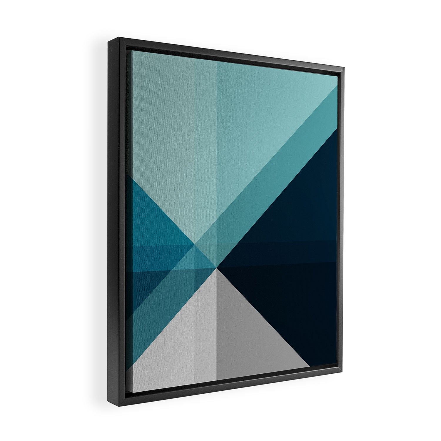 Geometric 1704 Framed Canvas Print Gallery Image 2