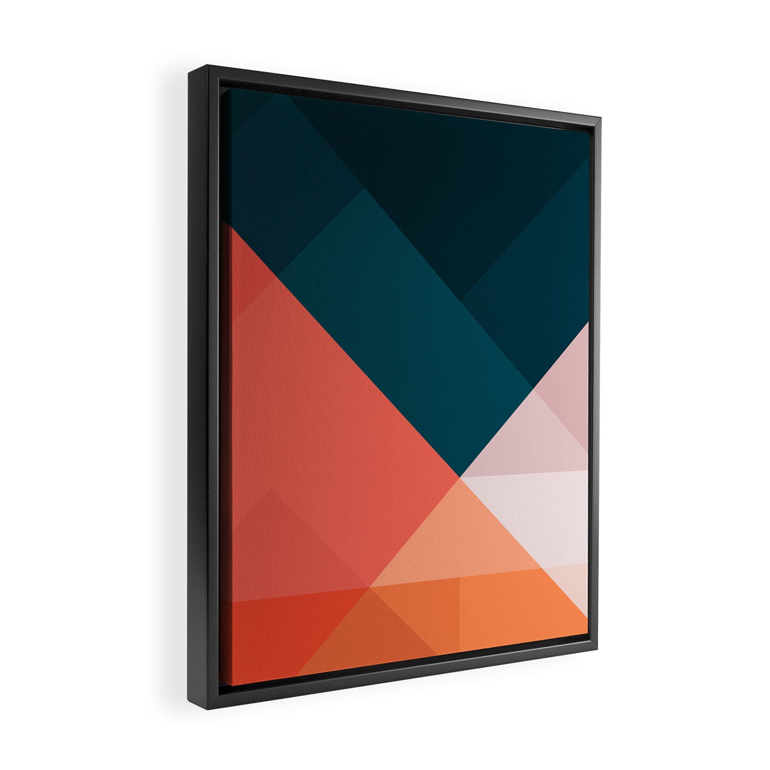 Geometric 1708 Framed Canvas Print Gallery Image 2